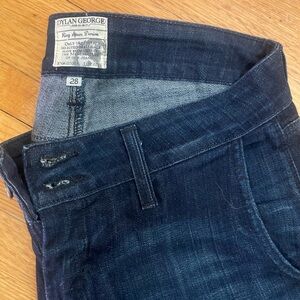 Dark wash flare jeans